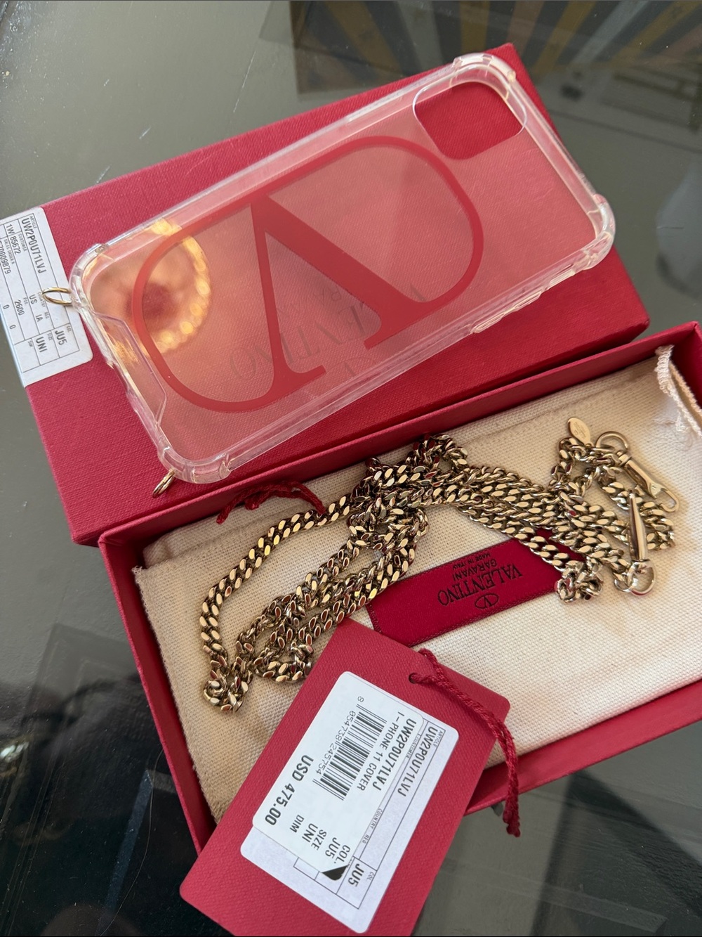 Valentino Gold Chain Necklace - Women Accessories